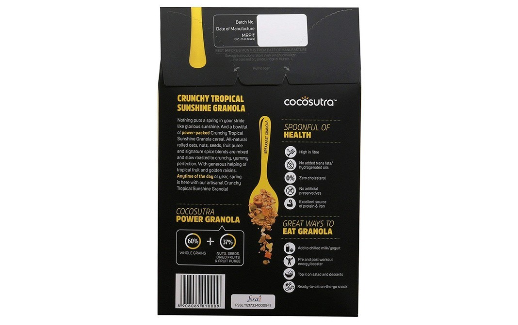 Cocosutra Crunchy Tropical Sunshine    Box  300 grams